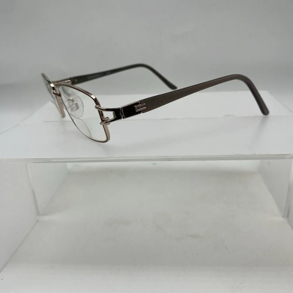 Zyloware Eyeglasses FRAMES ONLY Vanderbilt 104M Full Rim 135 Rose Gold 228